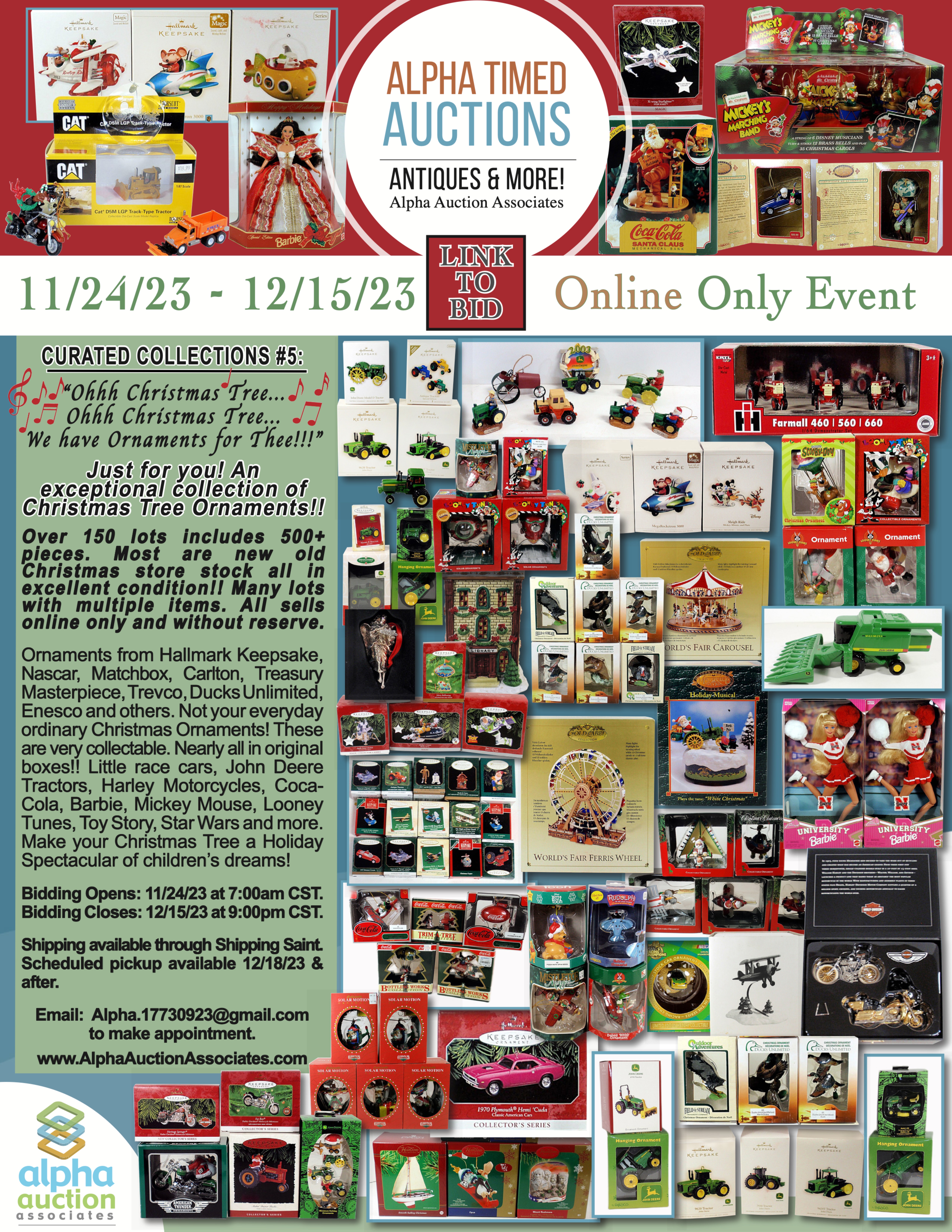 November-December 2023 Auction Button